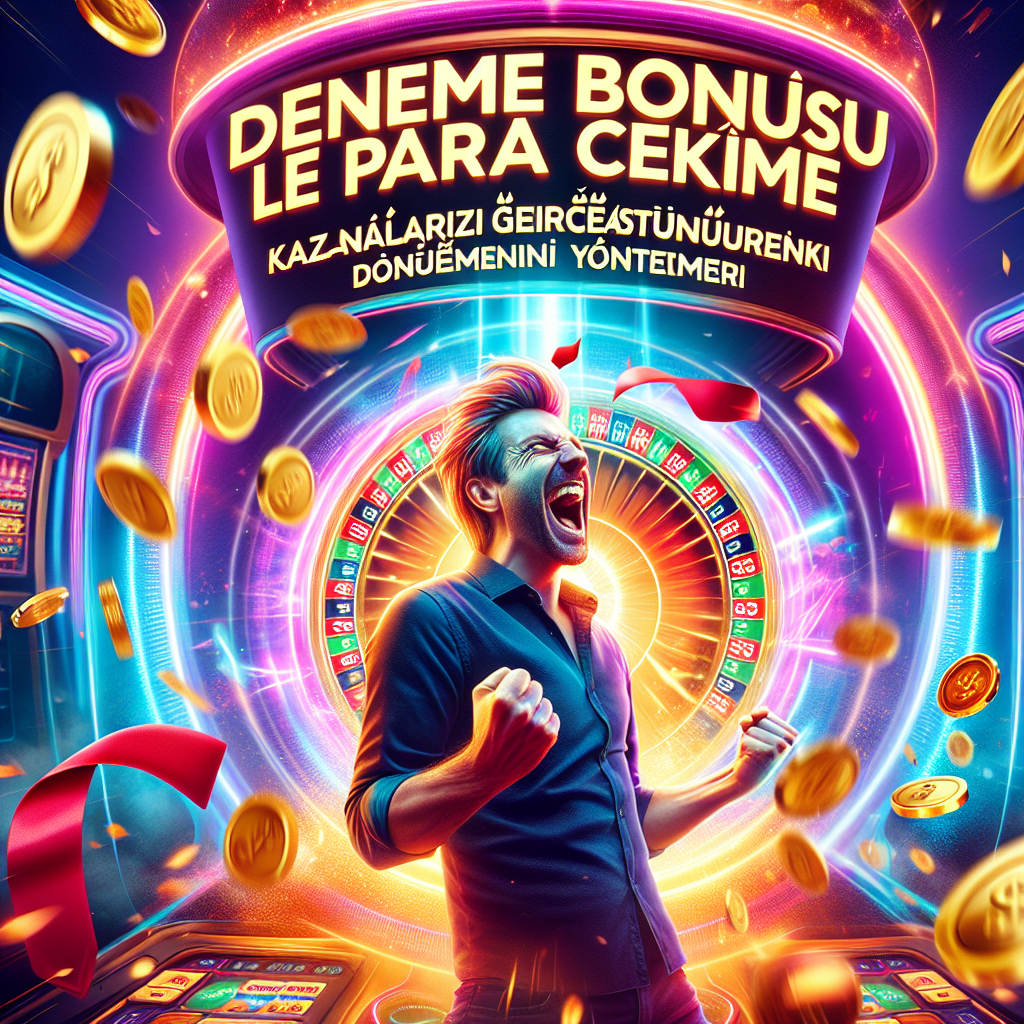 deneme bonusu ile para çekme